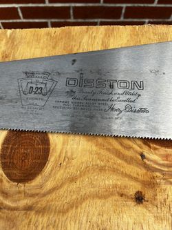 Disston D-23, 8 Points Saw