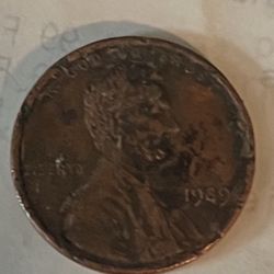 1989 doubled penny
