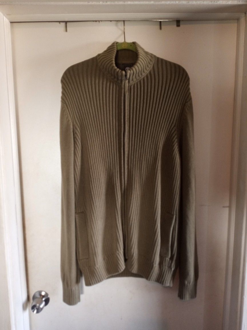 Timberland Men’s Full Zip Sweater Jacket Large