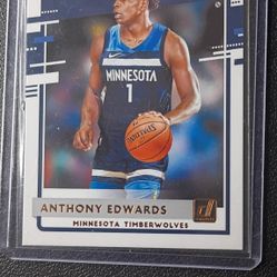 Anthony Edwards Panini 2020-21 RC