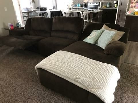 Brown Microfiber Lounger Couch For In Yelm Wa Offerup Open In The Continue To Mobile Website