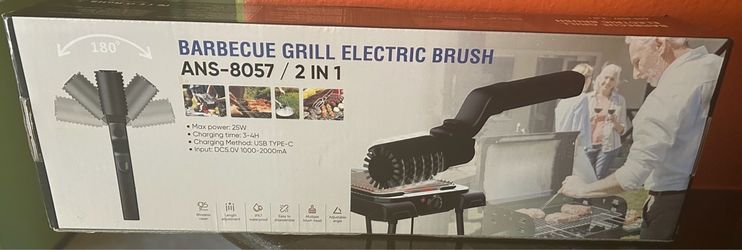 New Barbecue Grill Electric Brush. Adjustable Angle