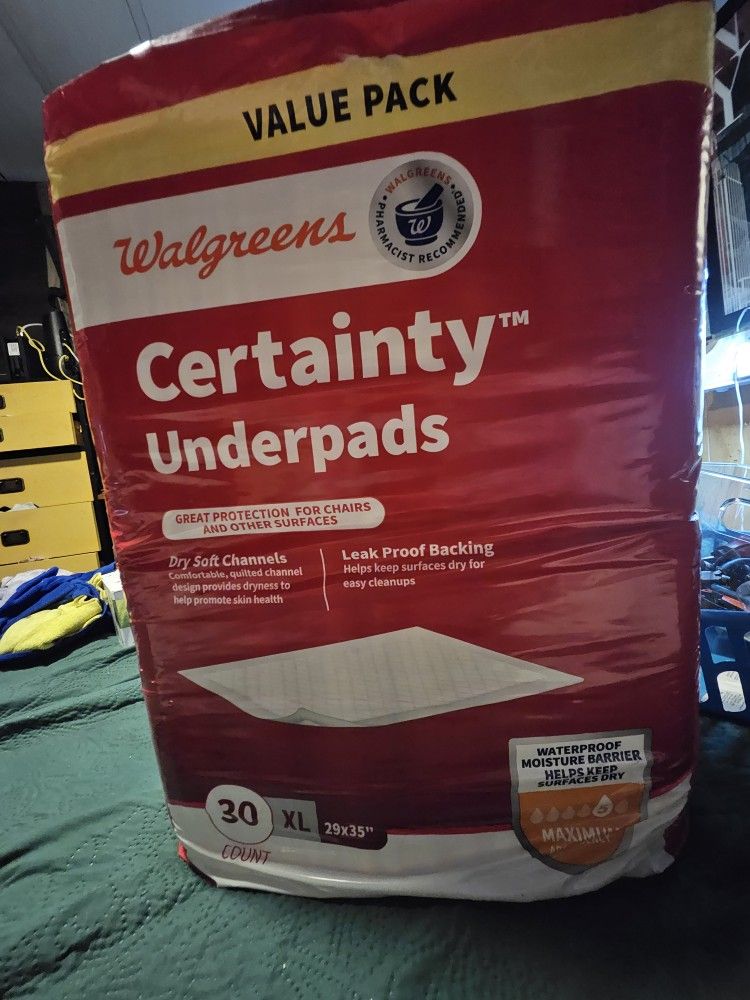 Walgreens Underpads