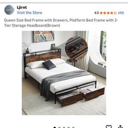 Queen Size Bed Frame And Mattress