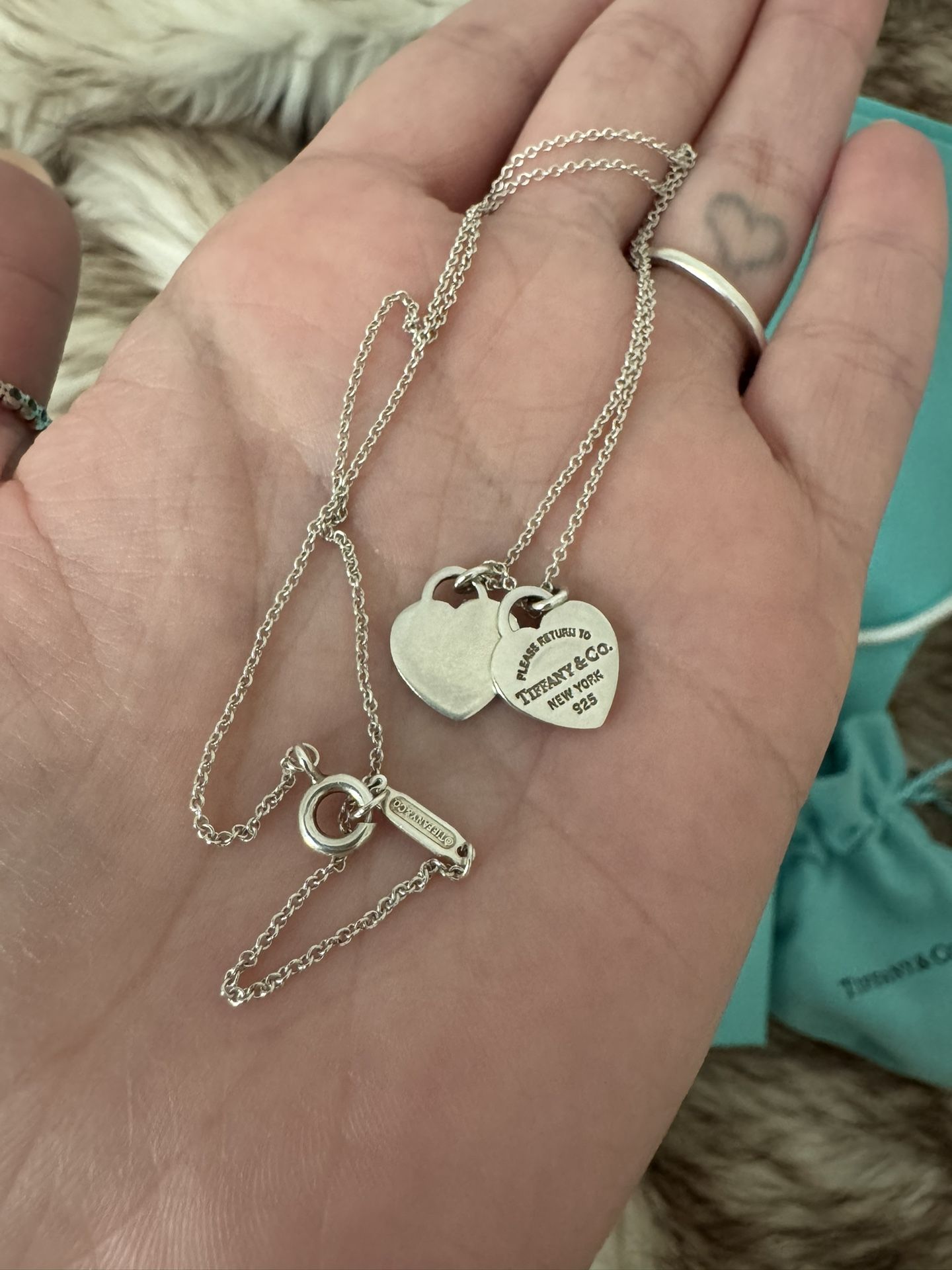 Tiffany love necklace
