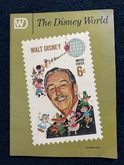 2 Vintage 60s Disney World Brochure Magazines — OBO