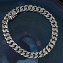 $550 Silver Cuban Bracelet
