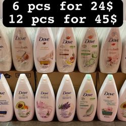 Dove Body Wash 6 Pcs For 24$