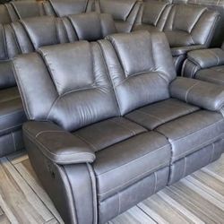 🛋️ NEW!! 3pc Reclining Sofa Set STILL IN BOX 📦 