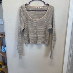 Levi’s XXL Women’s Long Sleeve Shirt Top