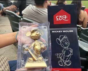 Los Angeles Angels GOLD Mickey Mouse Bobblehead SGA 8/12/26 Giveaway