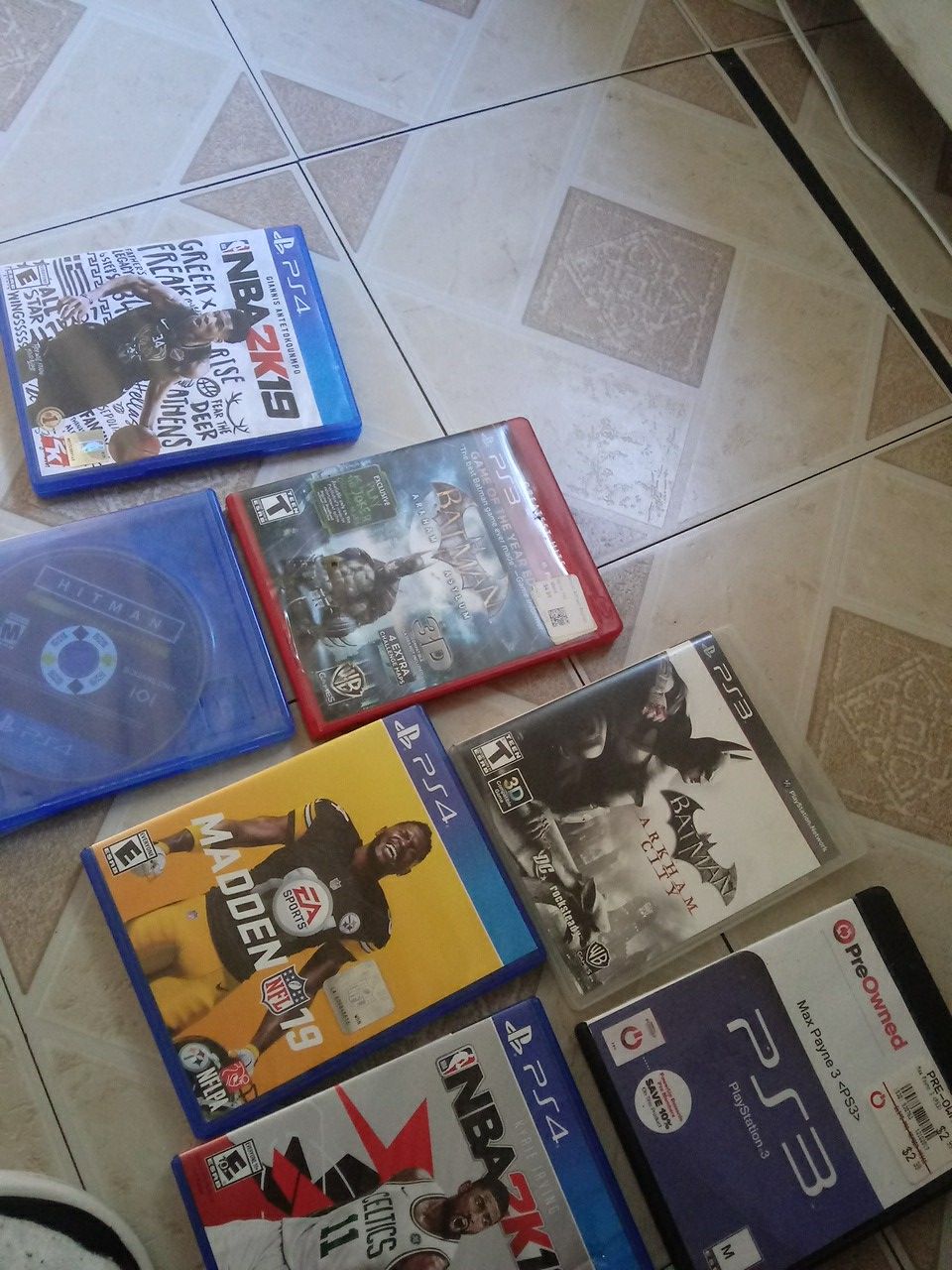 3 ps3 and 4 ps4 games