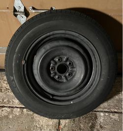 Michelin 205/60R16 Tire + 16” Steel Wheel Rim