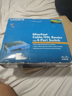 Linksys EtherFast cable/DSL router