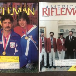 Vintage Ronald Reagan & Olympics American Rifleman Magazine GC