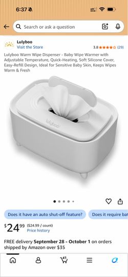 Lylyboo wipe warmer brand new