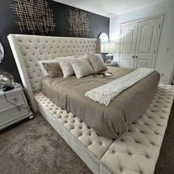 King Size Mattress With Bed Frame 