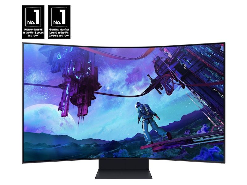 SAMSUNG 55" Odyssey Ark 2nd Gen 4K UHD 1000R Curved Gaming Monitor