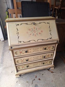 Vintage Hand-Painted Dresser
