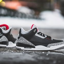 Jordan 3 Retro OG Black Cement 2025