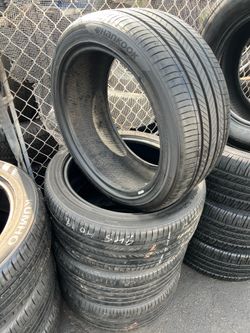 245/40/18 Hankook  Semi New Tires Set Of 4 Installed And Balanced Set De 4 Llantas Como Nuevas Instaladas Y Balanceadas
