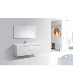 Floating Vanity 60 In