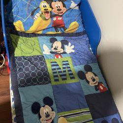 Cama Y Colchon Toodler Mickey Mouse 