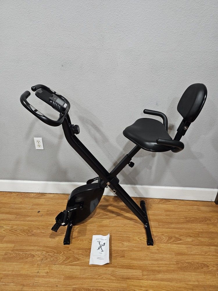 folding exercise bike 
