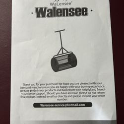 Walensee 24 Inch Compost Spreader