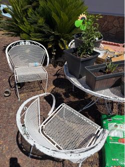 Patio table set