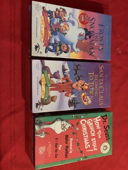 VHS Christmas collection