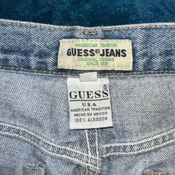 Vintage Guess Jean Shorts. 
