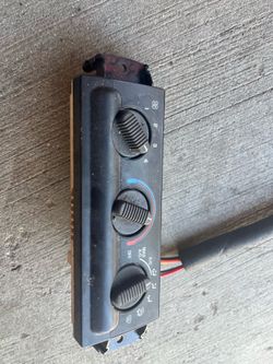 Chevy s10 ac climate control panel
