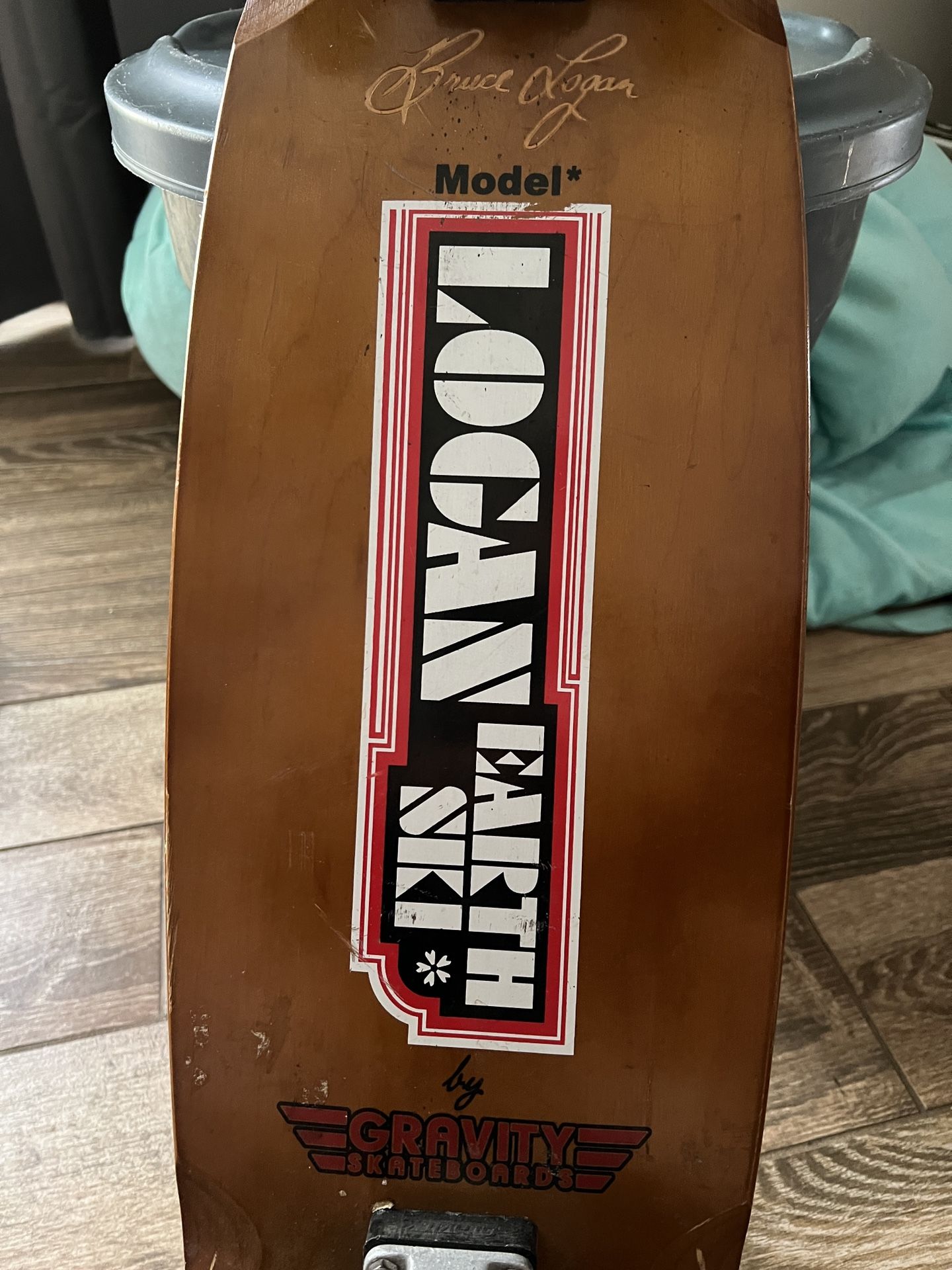 Vintage Bruce Logan Earth Ski By Gravity Skateboards for Sale in