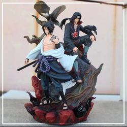 Naruto Gk Anime Figure Uchiha Sasuke Itachi Model Toy Doll statue Action Figure