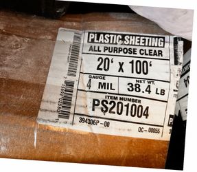 Plastic sheeting