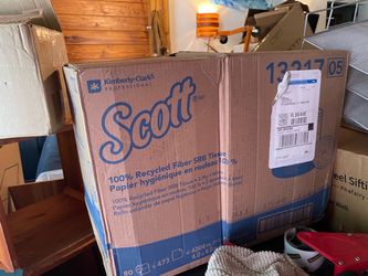 Scott box of toilet paper
