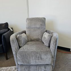 Fabric Swivel  and  Rocking Recliner Chair 