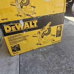 DeWalt Miter Saw 780 ... 12in (305) Double Bevel Sliding Compound Miter Saw Brand New Nuevo 