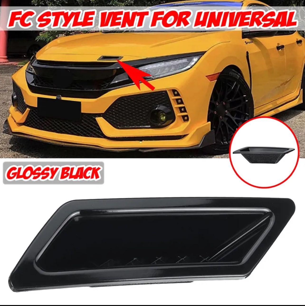 10th Gen Honda Civic Front Intake Vent