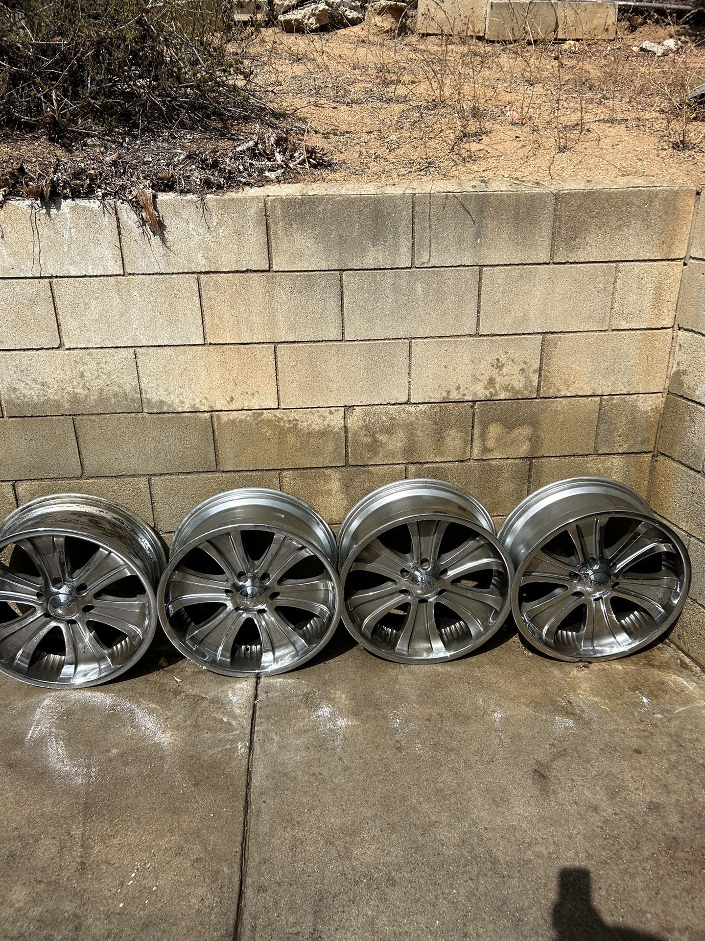 22” Boss Chrome Rims