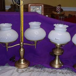 Set Of 3 Vintage lamps Located in blasdell