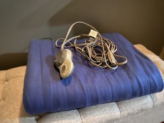 Blue Heated Blanket