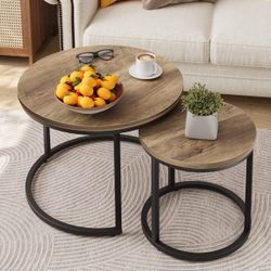 New In Box! Not Even Open, Dual Coffee Table  Wood And Metal - $60 Or Best Offer 