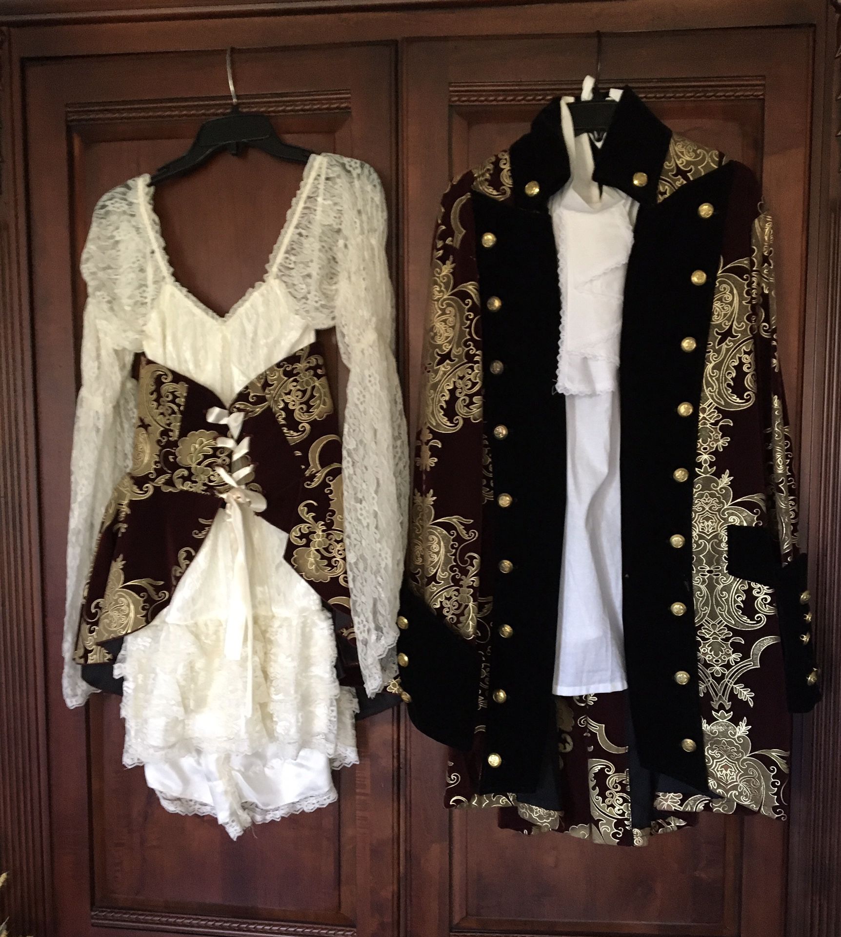 Couples Pirate Costumes $125 Pair