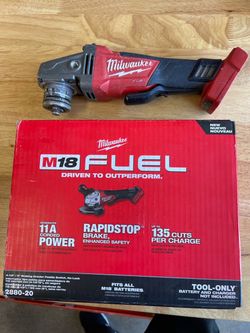 Milwaukee grinder m18 fuel