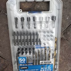HART 50pcs drill and drive set