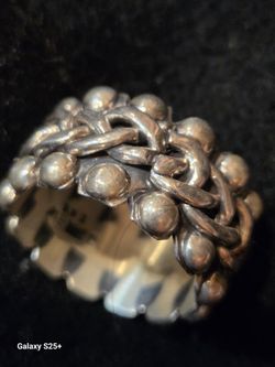 vintage sterling silver band rring