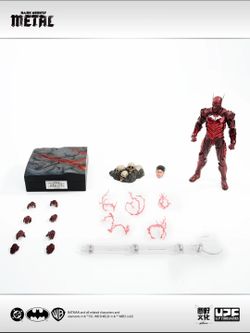 LPZZ UPF Dark Nights Metal Red Death Batman Action Figure