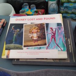 Disney Lost and Found Art Book, HARD TO FIND, Was $50.00 Reduced To $20.00